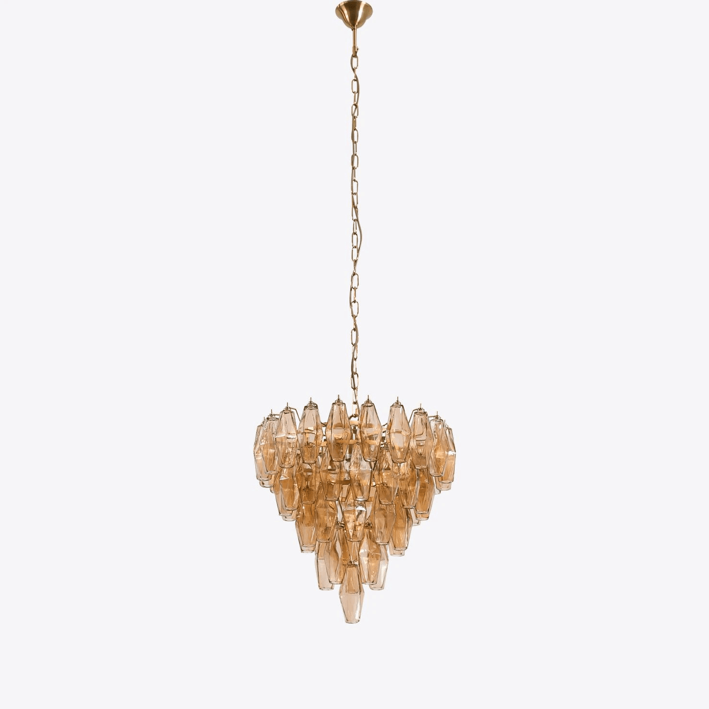 Asti Glass Chandelier - Elegant Design with Adjustable Height & Crysta