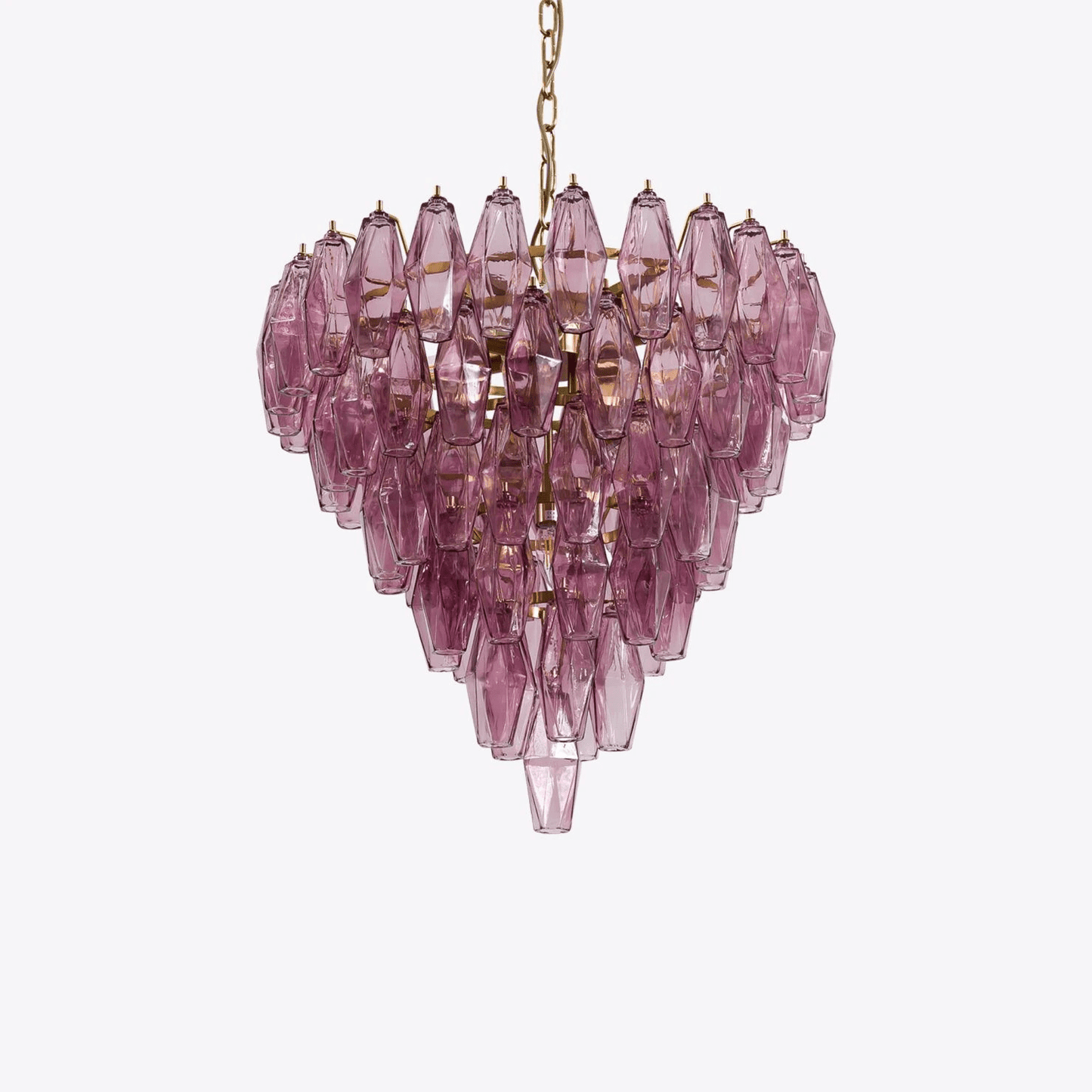 Asti Glass Chandelier - Elegant Design with Adjustable Height & Crysta