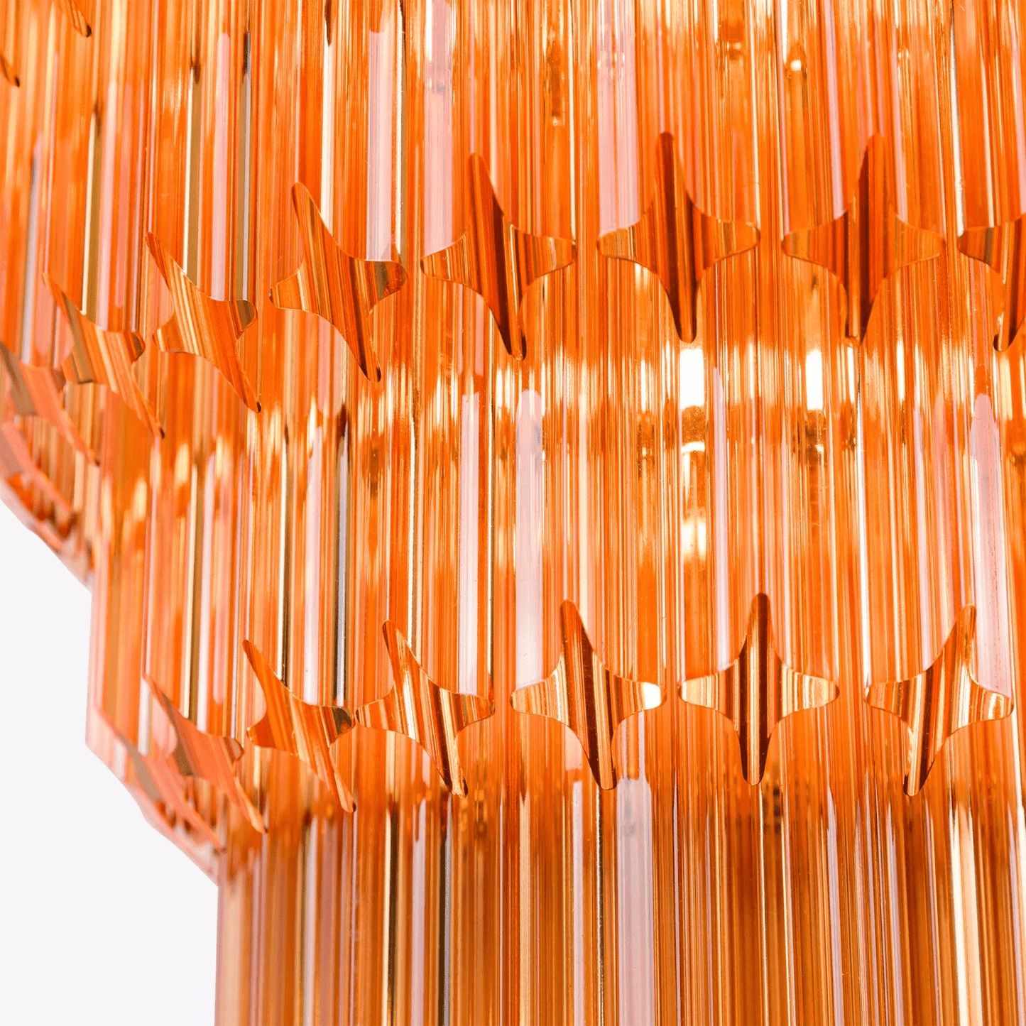 Raphael Glass Chandelier - Elegant Design with Adjustable Height & LED