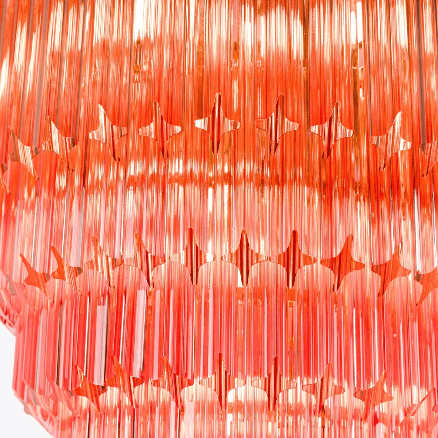 Raphael Glass Chandelier - Elegant Design with Adjustable Height & LED