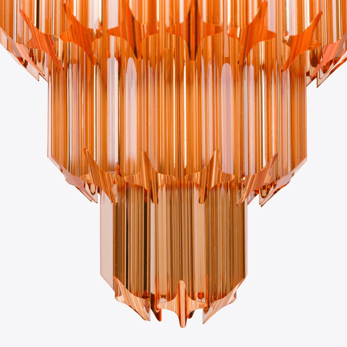 Raphael Glass Chandelier - Elegant Design with Adjustable Height & LED
