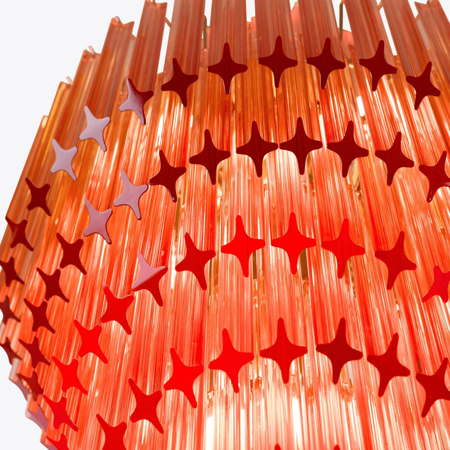 Raphael Glass Chandelier - Elegant Design with Adjustable Height & LED