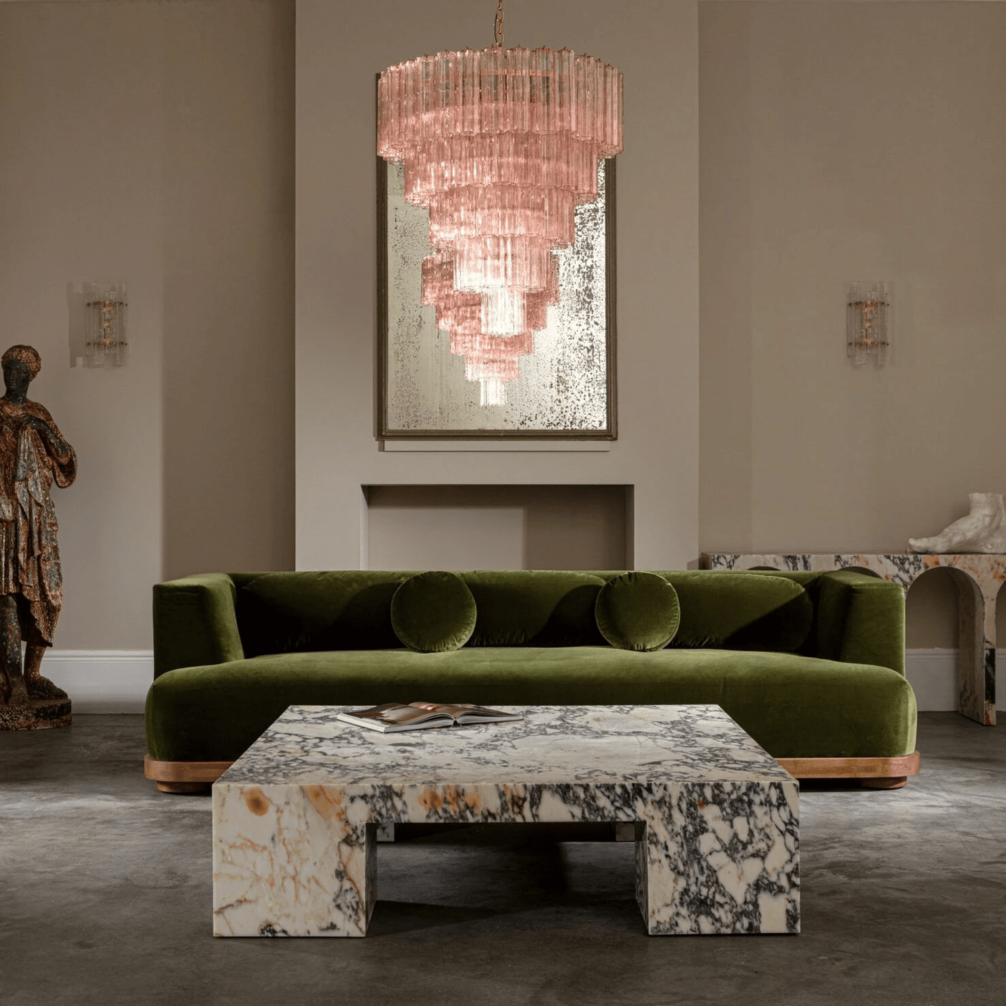 Grande Treviso Chandelier - Elegant Design with Adjustable Height & LE