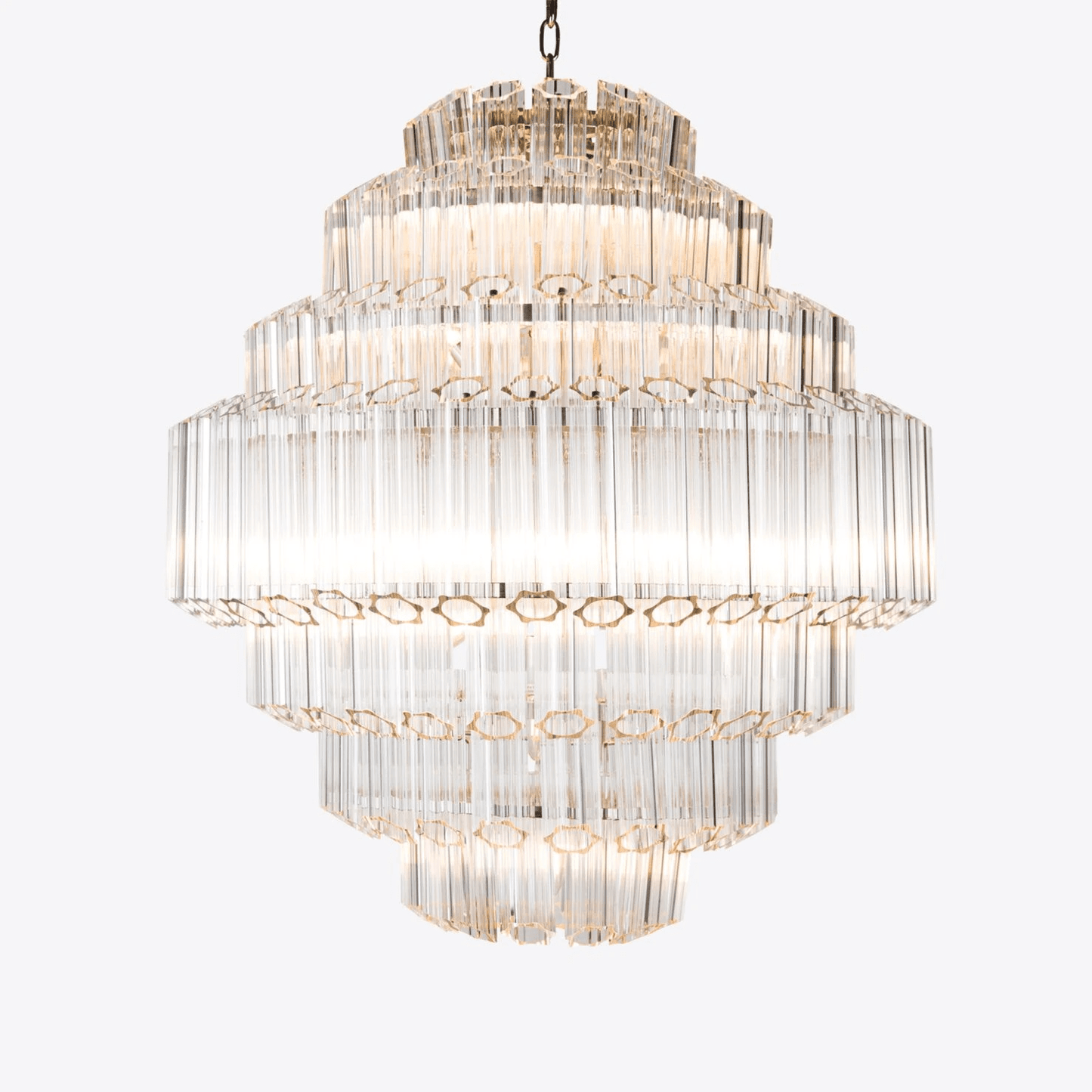 Grande Palermo Crystal Chandelier - Elegant Design, Adjustable Height