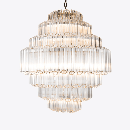 Grande Palermo Crystal Chandelier - Elegant Design, Adjustable Height