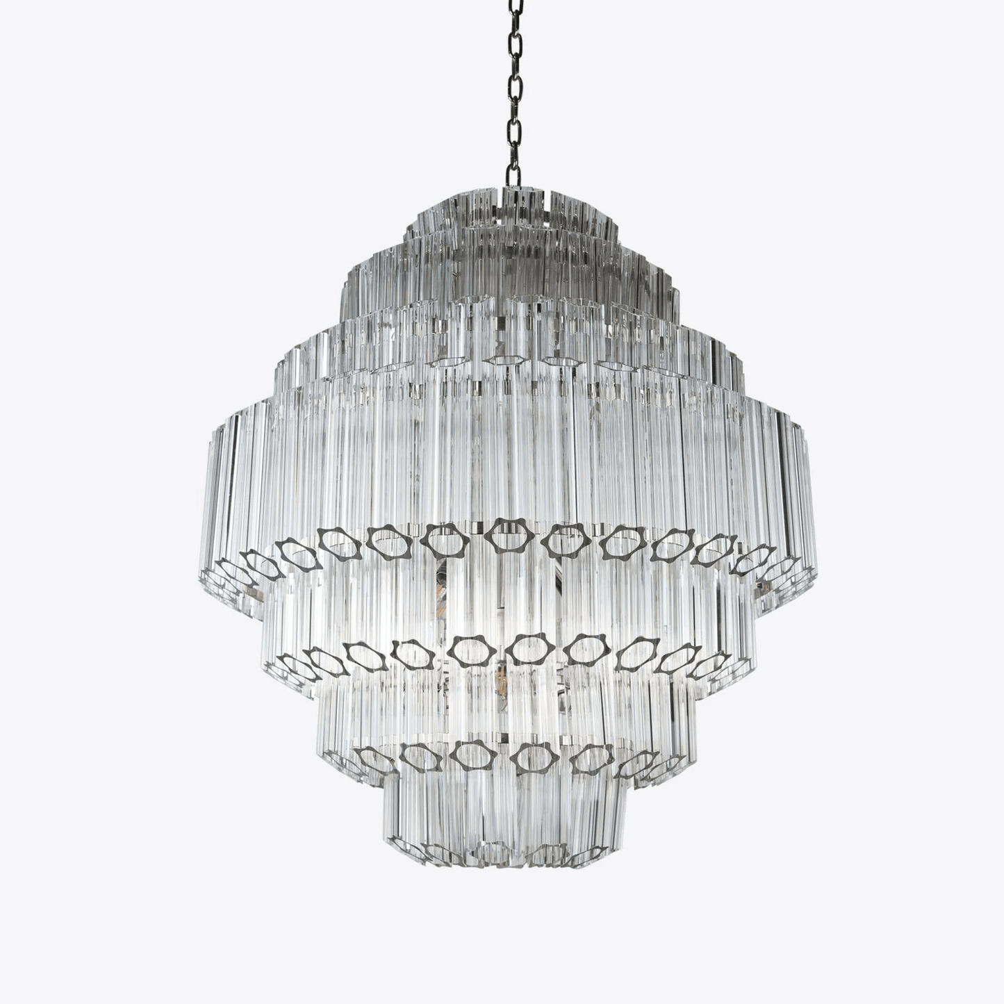 Grande Palermo Crystal Chandelier - Elegant Design, Adjustable Height
