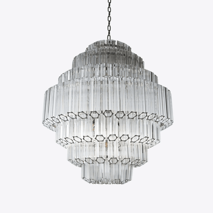 Grande Palermo Crystal Chandelier - Elegant Design, Adjustable Height