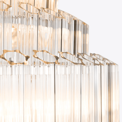 Grande Palermo Crystal Chandelier - Elegant Design, Adjustable Height