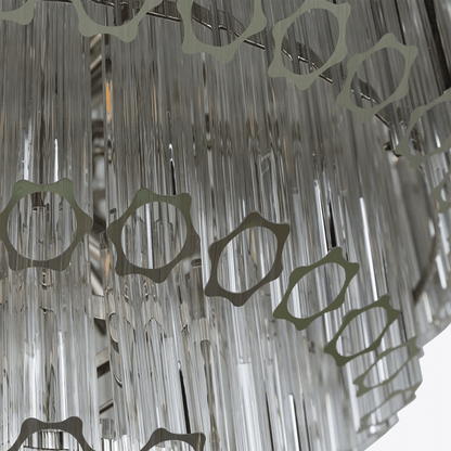 Grande Palermo Crystal Chandelier - Elegant Design, Adjustable Height