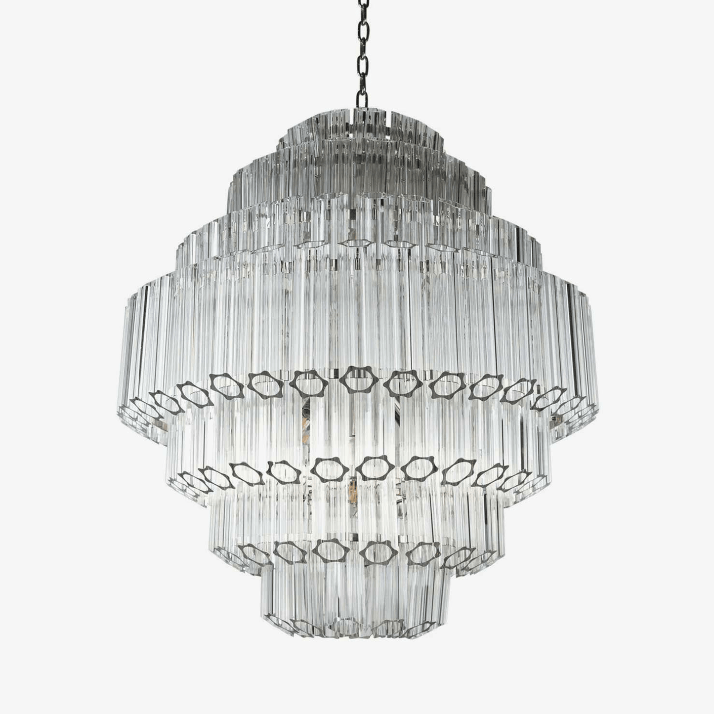 Grande Palermo Crystal Chandelier - Elegant Design, Adjustable Height
