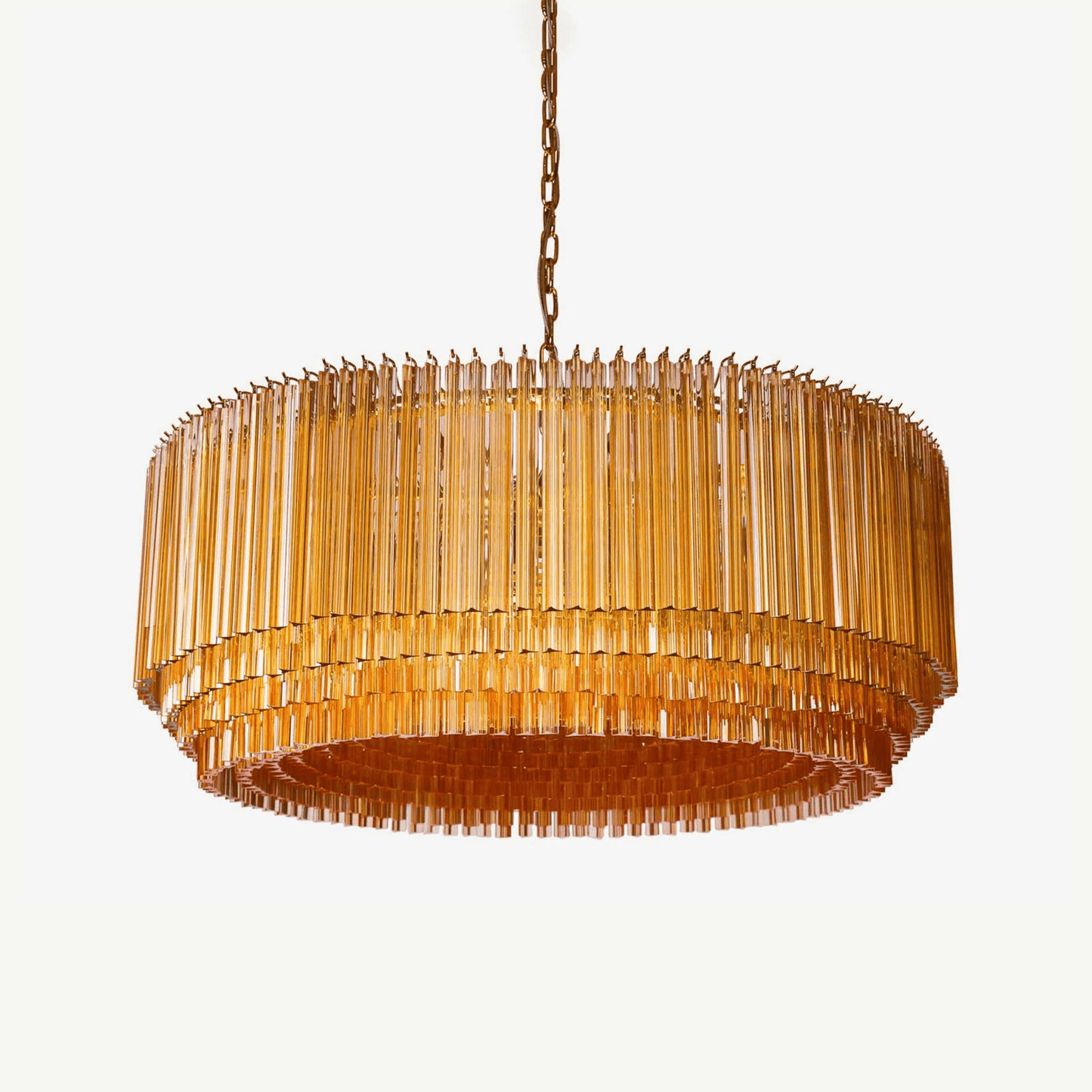Grande Amaro Drum Chandelier - Elegant Design with Adjustable Height &