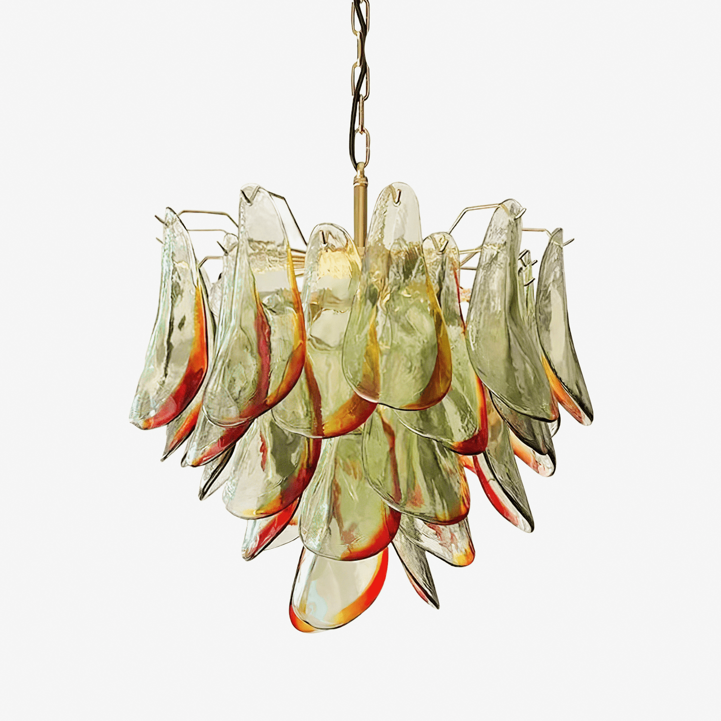 Marielle Glass Chandelier - Elegant Illumination with Adjustable Heigh