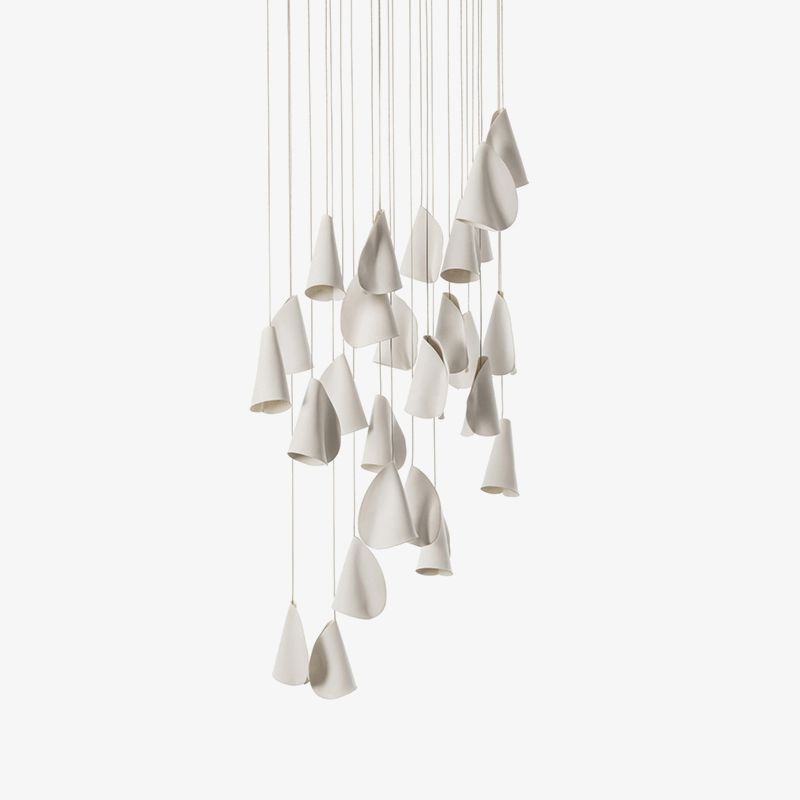 Sonora Ceramics Chandelier - Elegant Design with Adjustable Height & L