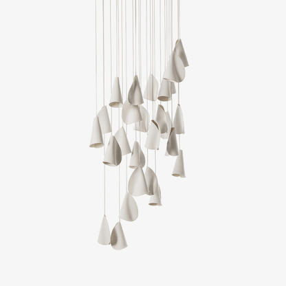 Sonora Ceramics Chandelier - Elegant Design with Adjustable Height & L