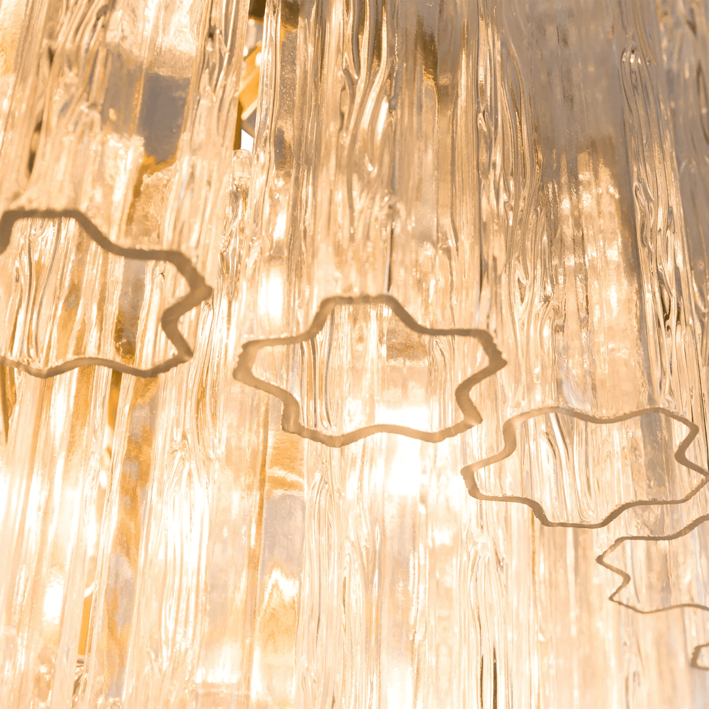 Rina Firenze Crystal Chandelier - Elegant Design, Adjustable Height