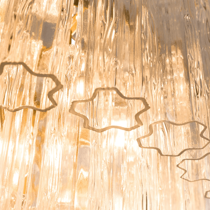 Rina Firenze Crystal Chandelier - Elegant Design, Adjustable Height