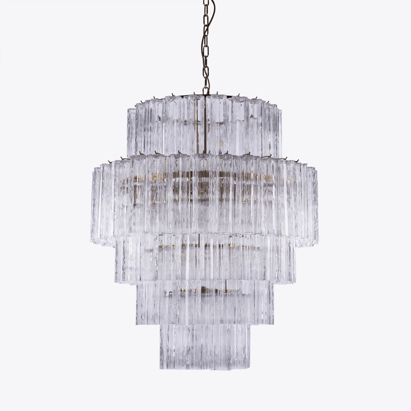 Rina Firenze Crystal Chandelier - Elegant Design, Adjustable Height