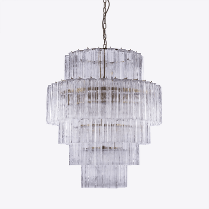 Rina Firenze Crystal Chandelier - Elegant Design, Adjustable Height
