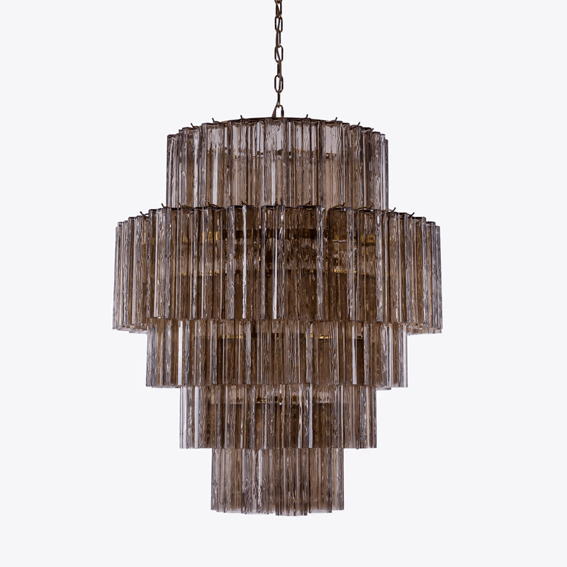 Rina Firenze Crystal Chandelier - Elegant Design, Adjustable Height