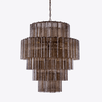 Rina Firenze Crystal Chandelier - Elegant Design, Adjustable Height