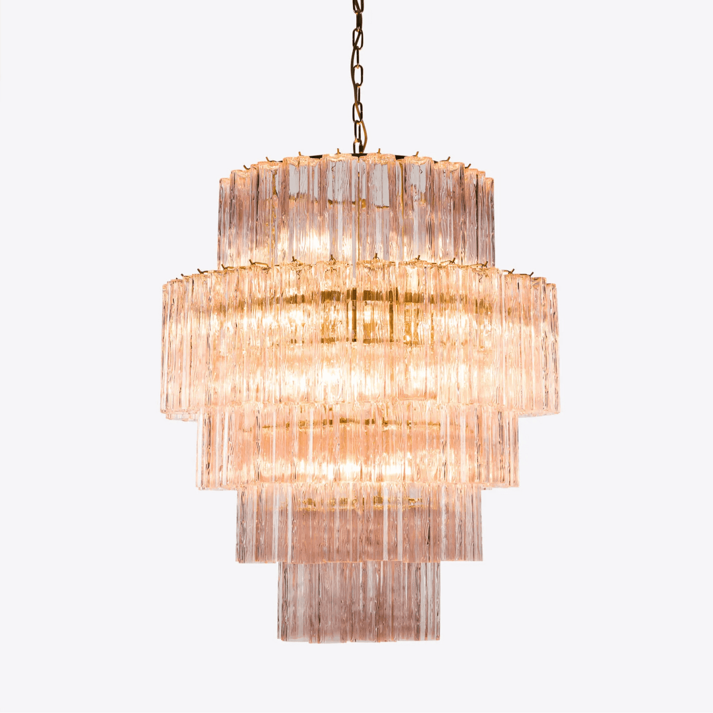 Rina Firenze Crystal Chandelier - Elegant Design, Adjustable Height