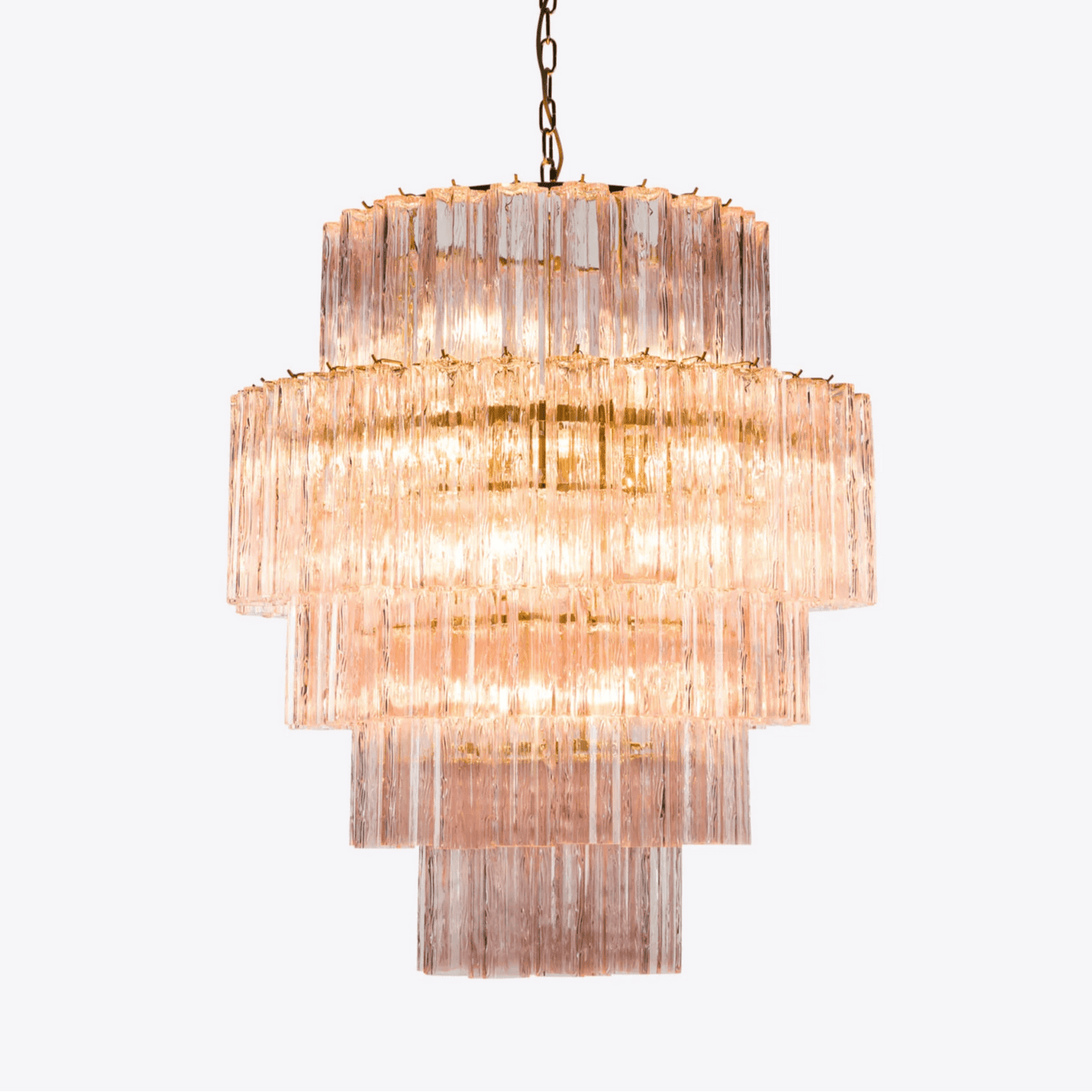 Rina Firenze Crystal Chandelier - Elegant Design, Adjustable Height