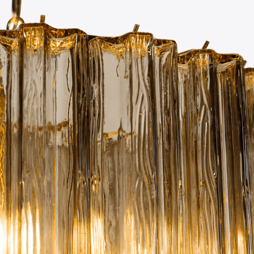 Rina Firenze Crystal Chandelier - Elegant Design, Adjustable Height