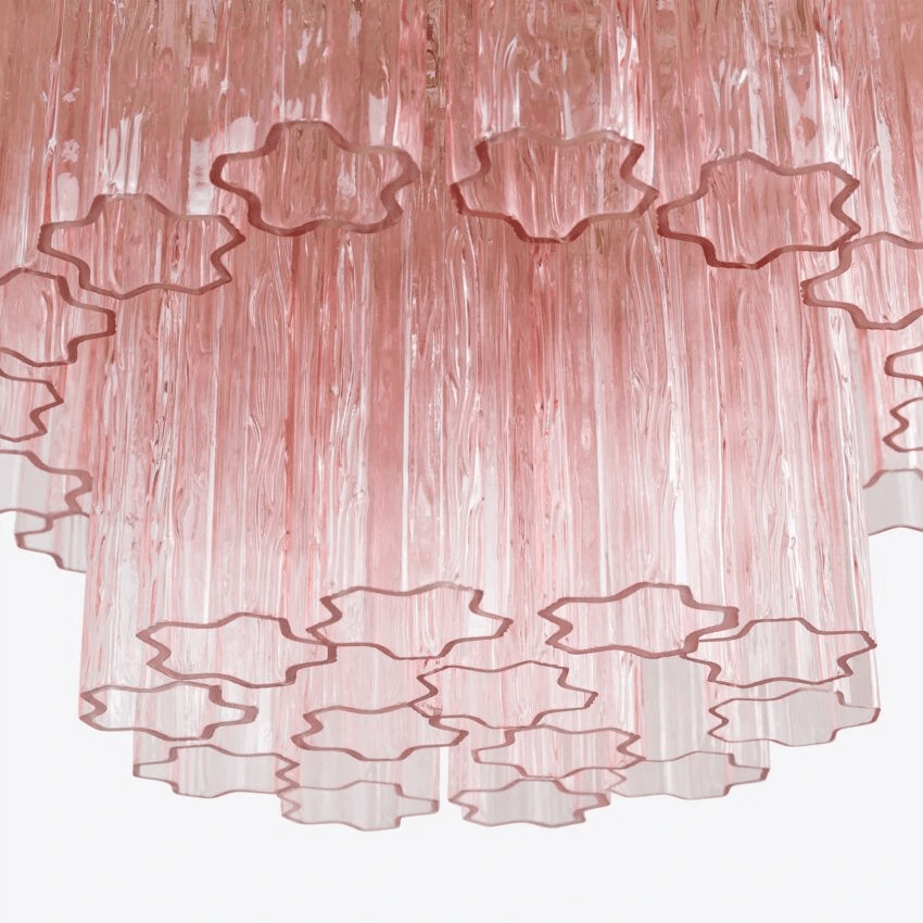 Elegant Large Treviso Chandelier - Dimmable, Crystal Accents