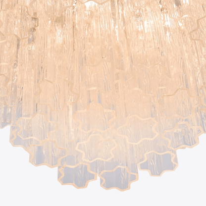 Elegant Large Treviso Chandelier - Dimmable, Crystal Accents