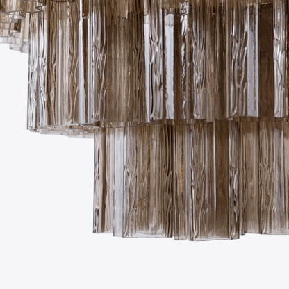 Elegant Large Treviso Chandelier - Dimmable, Crystal Accents