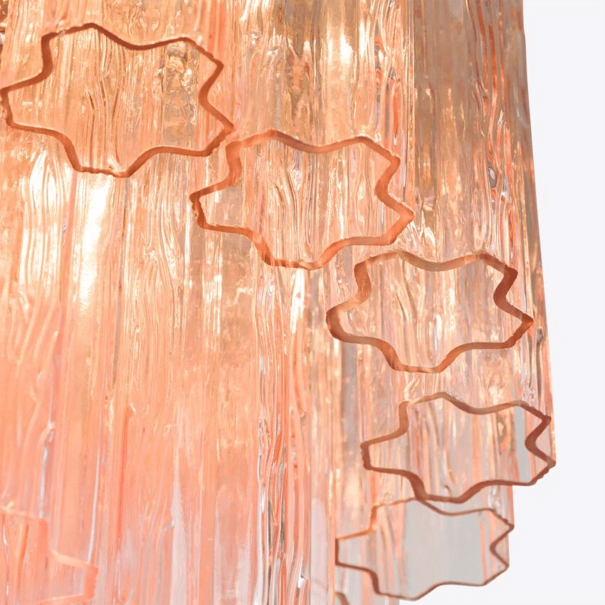 Elegant Small Treviso Chandelier - Crystal Accents & Adjustable Height