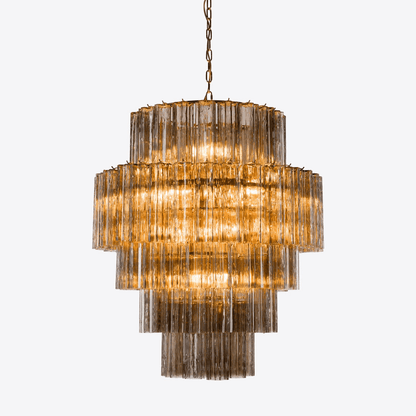 Rina Firenze Crystal Chandelier - Elegant Design, Adjustable Height