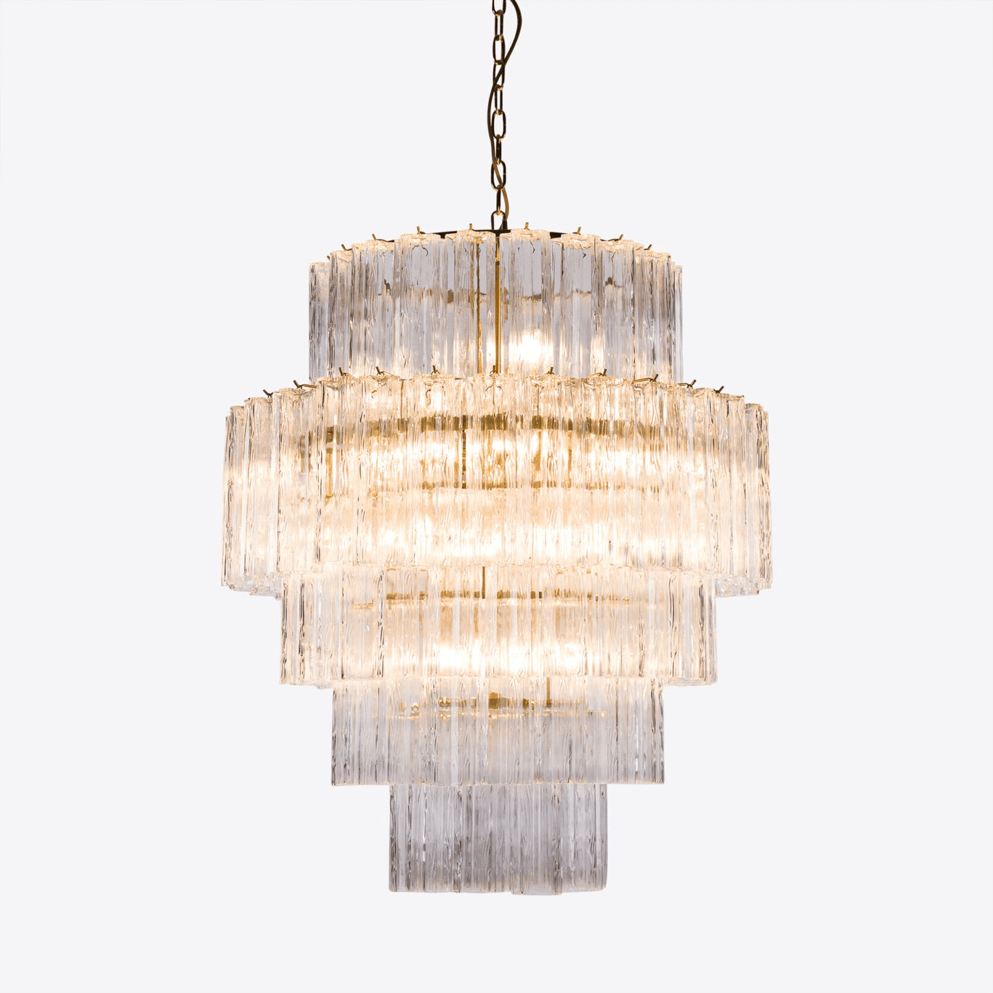 Rina Firenze Crystal Chandelier - Elegant Design, Adjustable Height
