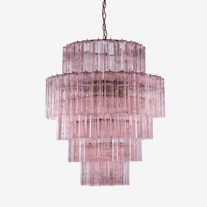 Rina Firenze Crystal Chandelier - Elegant Design, Adjustable Height