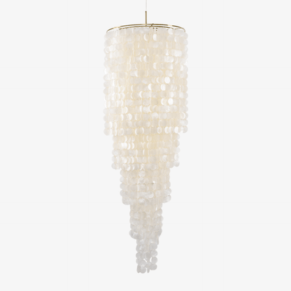 Nerida Shell Chandelier - Elegant Design with Adjustable Height & LED