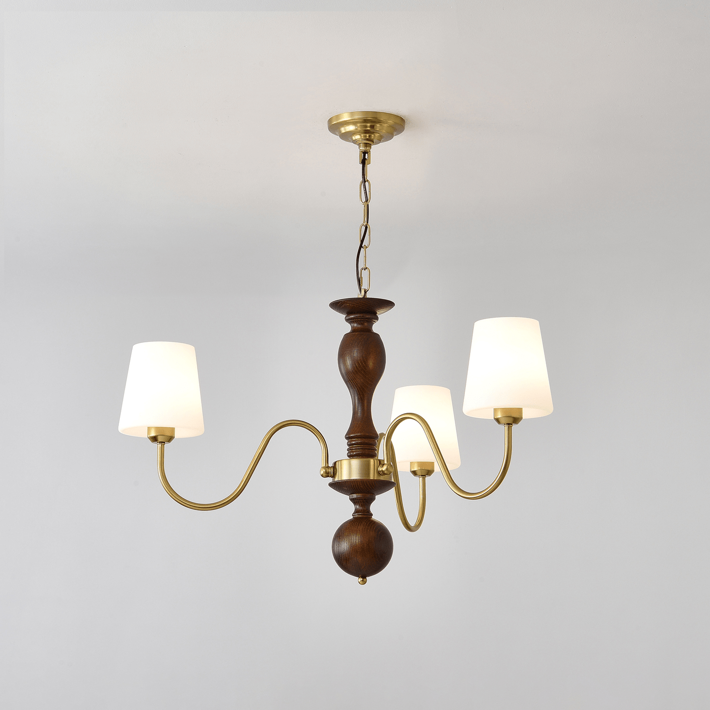 Grove Haven Chandelier - Elegant Design with Adjustable Height & LED B