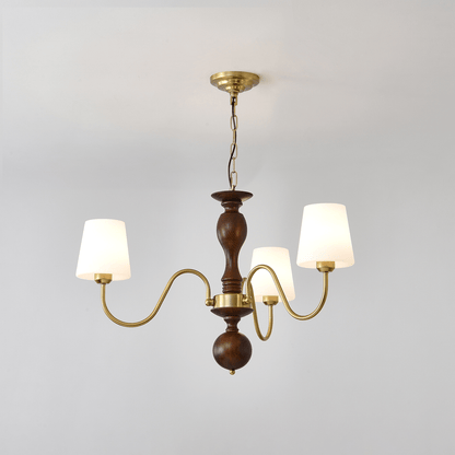 Grove Haven Chandelier - Elegant Design with Adjustable Height & LED B