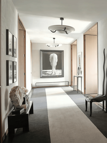 Elegant Alabaster Pendant Light - Adjustable Height, Soft Glow