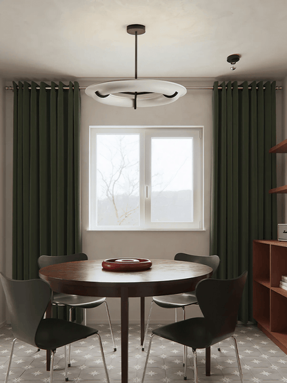 Elegant Alabaster Pendant Light - Adjustable Height, Soft Glow
