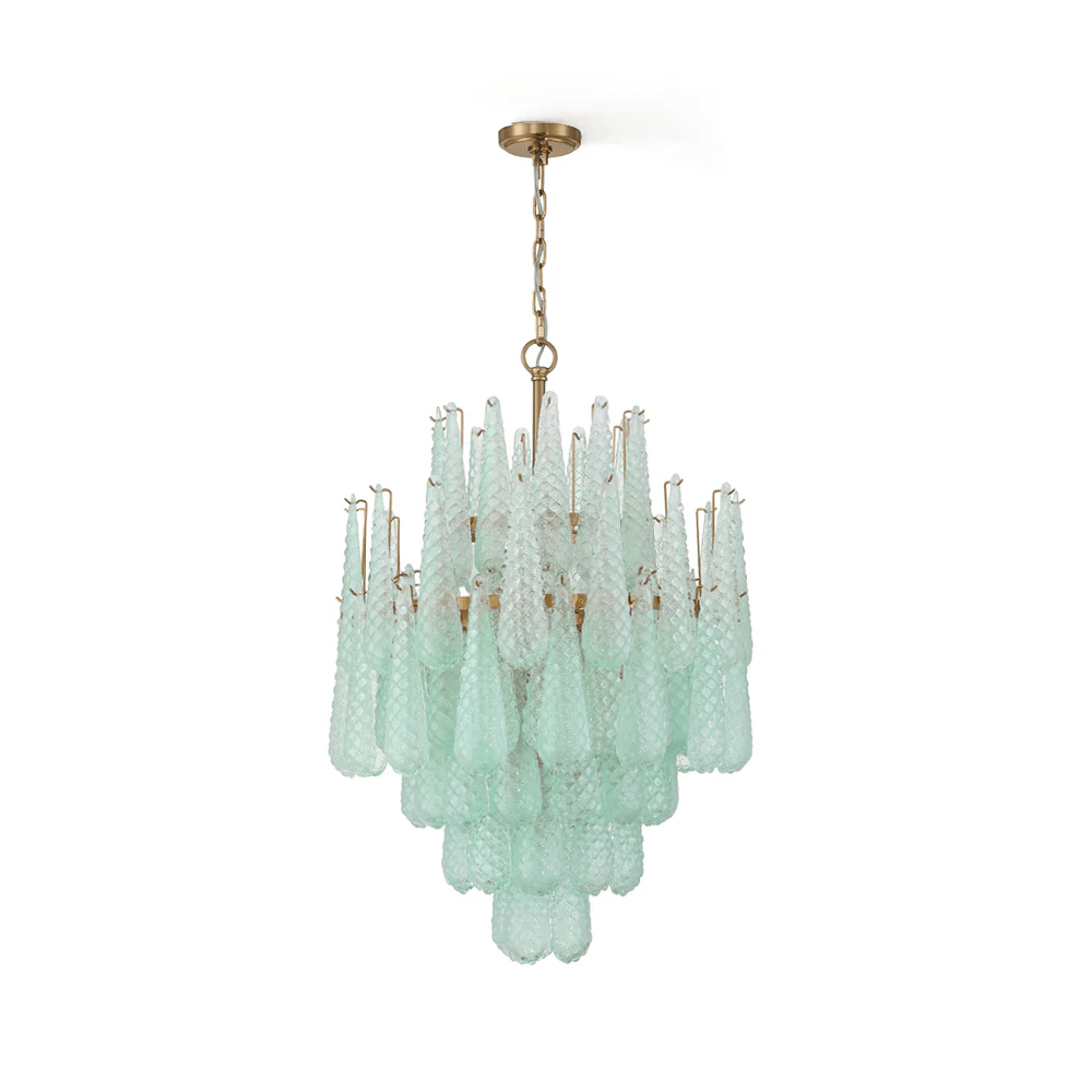 Ollie Drop Chandelier - Elegant Design with Adjustable Height & LED Co