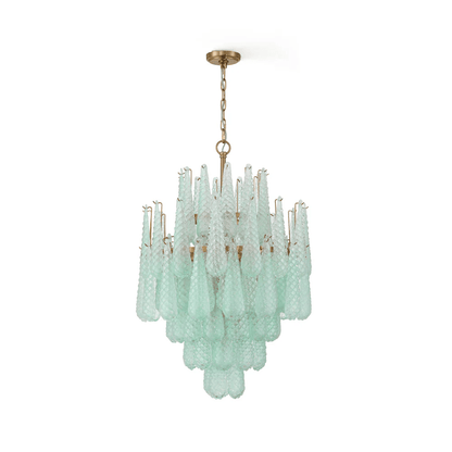 Ollie Drop Chandelier - Elegant Design with Adjustable Height & LED Co
