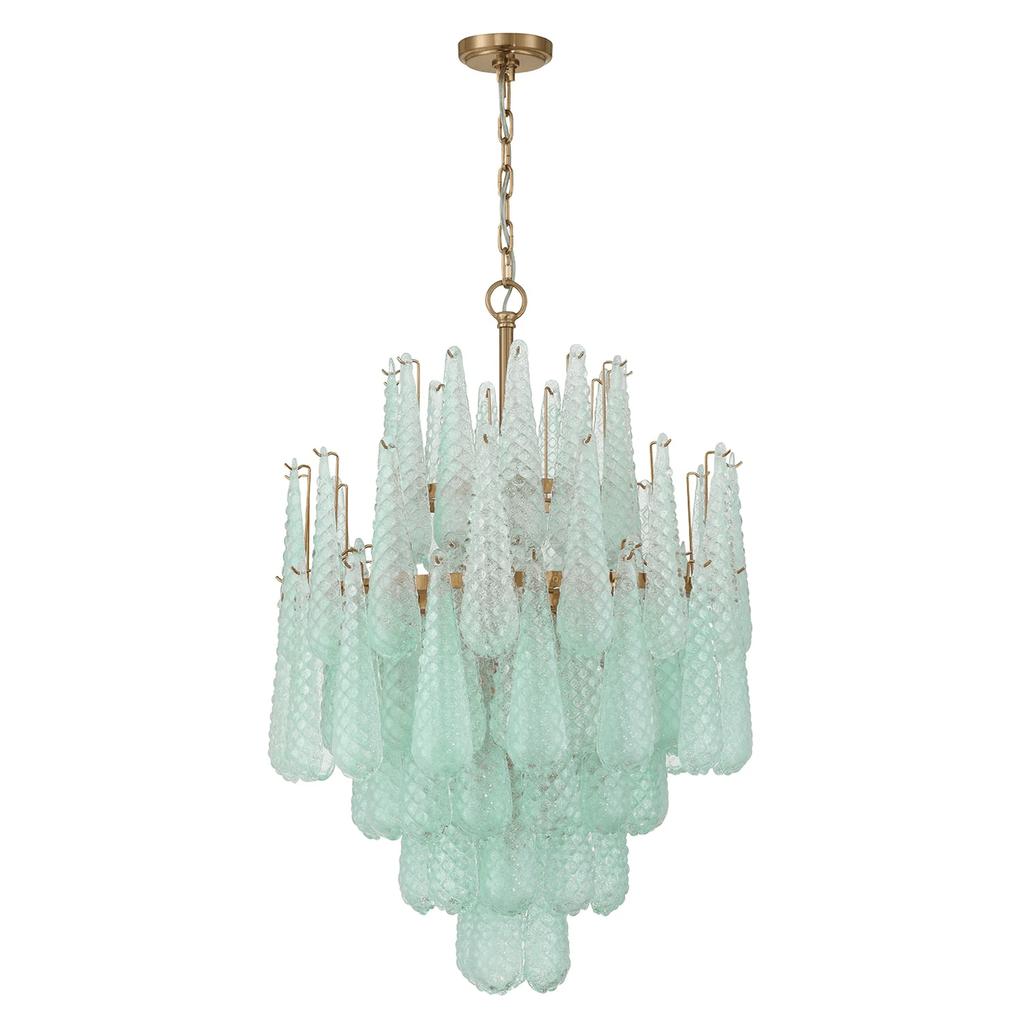 Ollie Drop Chandelier - Elegant Design with Adjustable Height & LED Co