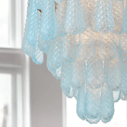 Ollie Drop Chandelier - Elegant Design with Adjustable Height & LED Co