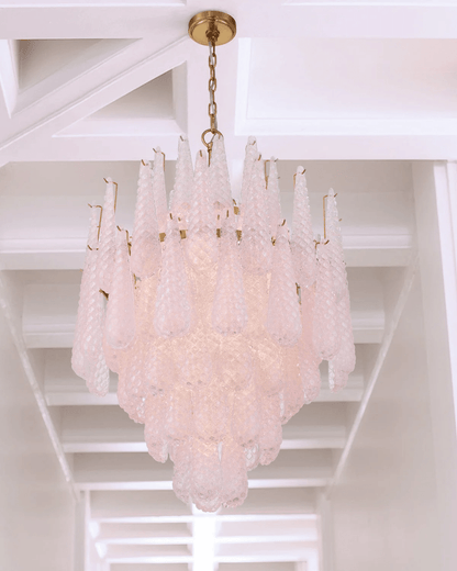 Ollie Drop Chandelier - Elegant Design with Adjustable Height & LED Co