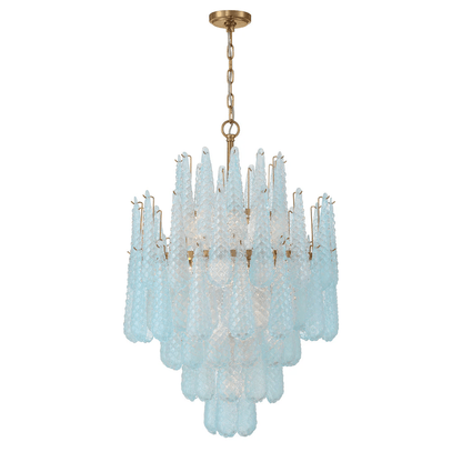 Ollie Drop Chandelier - Elegant Design with Adjustable Height & LED Co