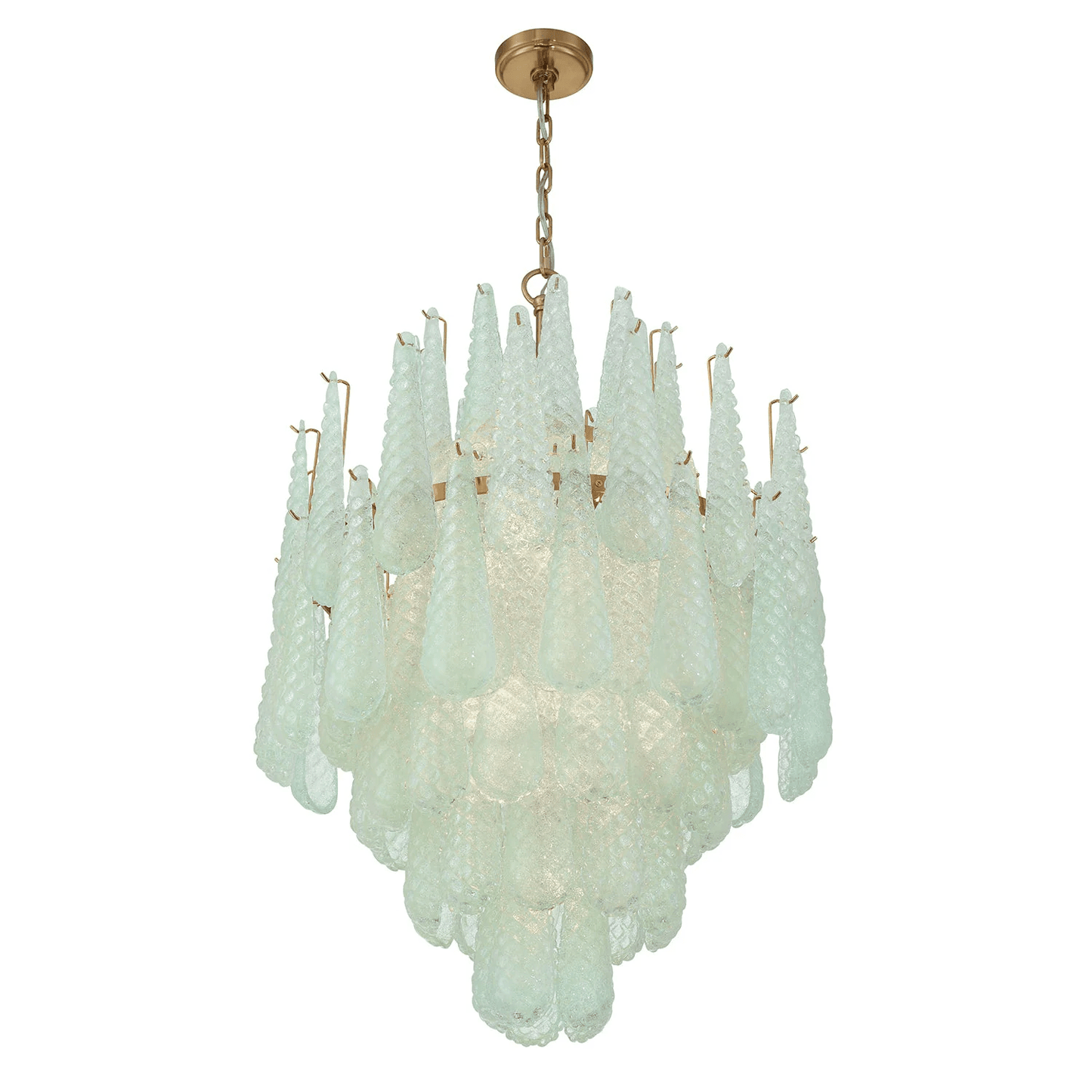 Ollie Drop Chandelier - Elegant Design with Adjustable Height & LED Co