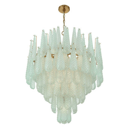 Ollie Drop Chandelier - Elegant Design with Adjustable Height & LED Co