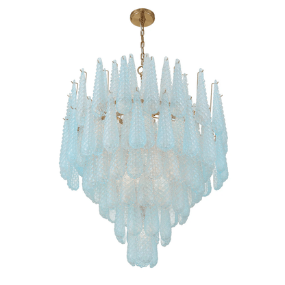 Ollie Drop Chandelier - Elegant Design with Adjustable Height & LED Co