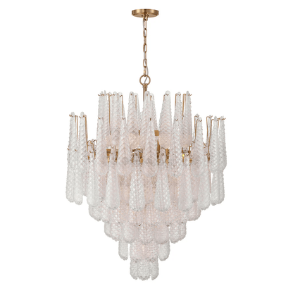 Ollie Drop Chandelier - Elegant Design with Adjustable Height & LED Co