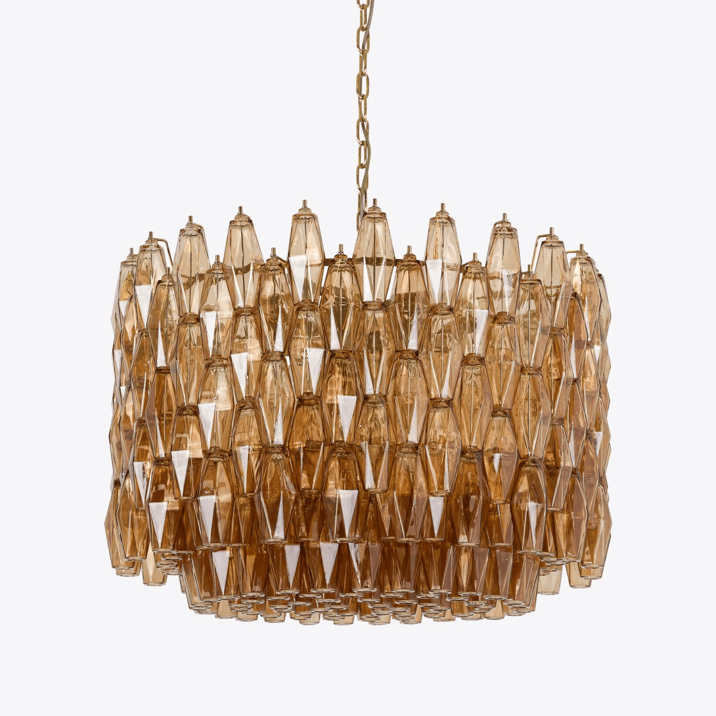 Sorrento Drum Chandelier - Elegant Design with Adjustable Height & LED